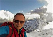 90 Selfie con uno splendido arco di nuvole sopra il Cancervo!
